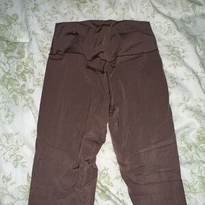 Aerie Brown High-Waisted Leggings